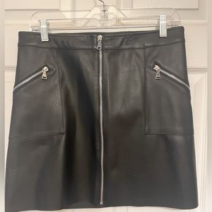 Express Faux Leather Mini Skirt (10)